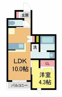 新築)西宮市甲子園七番町ヘーベルメゾン【1階】の間取り