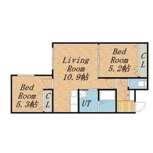 Pine Residence N32【3階】の間取り