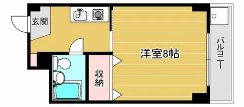 ヨスミイーストハイツ【303号室】の間取り