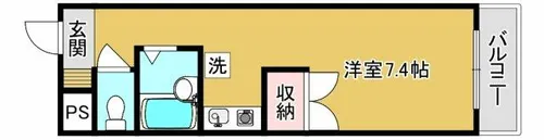 リバリティーHIMURO2号館【2階】の間取り