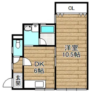第2マーブルハイツ【1階】の間取り