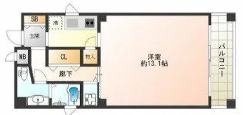 slat【4階】の間取り