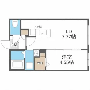 RITZ GRANDE中島公園【3階】の間取り