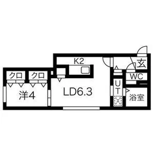 CENTNIA山の手【4階】の間取り