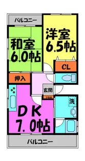 コンドミニアム山下駅前2【3階】の間取り