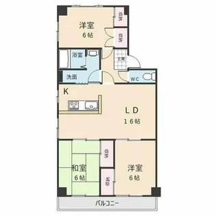 ビレンテ守山【102号室】の間取り