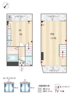 グローリー平尾【10階】の間取り