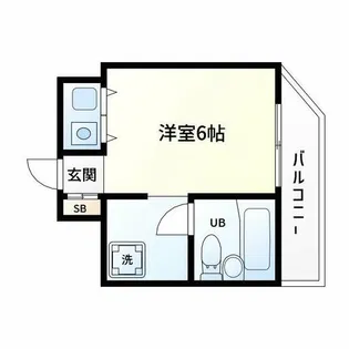 朝日プラザ夕陽ヶ丘Ⅲ【8階】の間取り