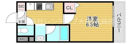 リアライズ布施駅前【5階】の間取り