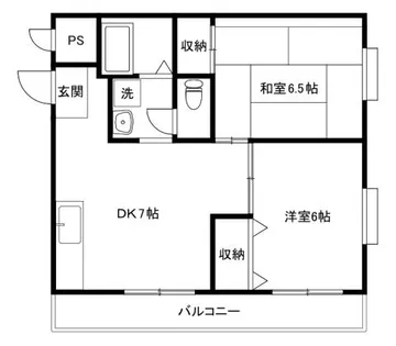 大塚チェリーハイツ12【204号室】の間取り