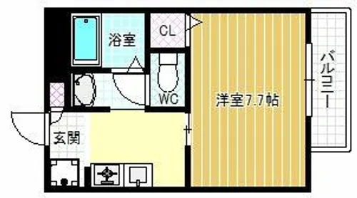ヴィラ・ソレイユA棟【1階】の間取り