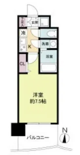 セレニテ日本橋プリエ【14階】の間取り