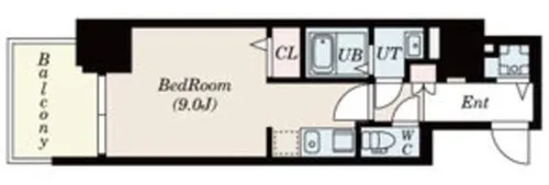 アルティザ南堀江【9階】の間取り