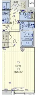 スワンズシティ心斎橋ルーノ【3階】の間取り