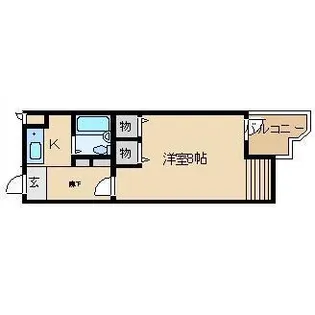 東白マンション【210号室】の間取り