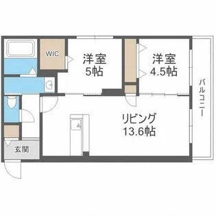 Aurelia琴似【1階】の間取り