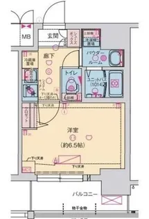 ソルテラスNAMBAサウスフィール【5階】の間取り