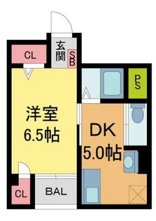 エヌエムヴァンシス【301号室】の間取り