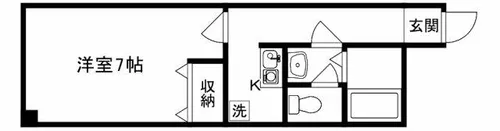 ロイヤル高槻【403号室】の間取り