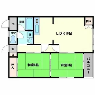 松尾マンション【3階】の間取り