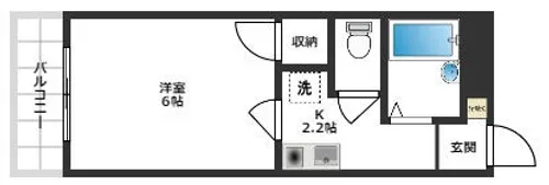 コンフォール高槻【4階】の間取り