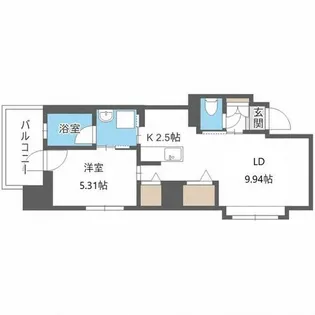 エンバシープレイス【4階】の間取り