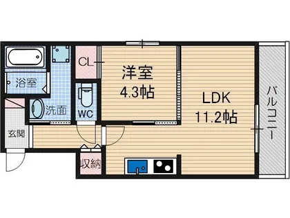 ヴァーダントM【1階】の間取り