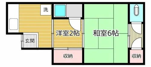 小林文化【1F号室】の間取り