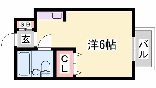 OMレジデンス姫路【304号室】の間取り