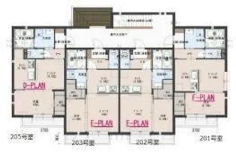 コンフォート黒崎【205号室】の間取り