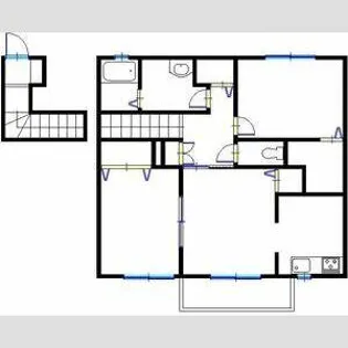 アドラブール夢【2階】の間取り