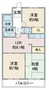 NODA GLANDE【4階】の間取り