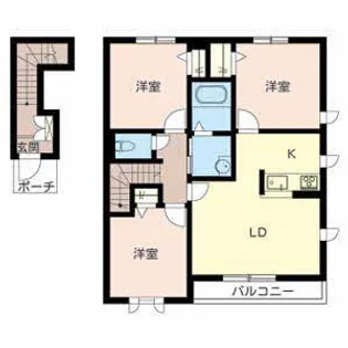 メゾン クレール【203号室】の間取り