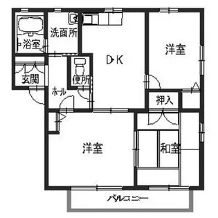 グランシード中島【0102号室】の間取り