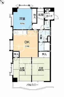 リベラ西芦屋【4階】の間取り