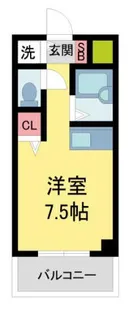 クリヨン宝塚【305号室】の間取り