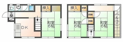 兵庫県神戸市垂水区星が丘2丁目【一戸建】の間取り