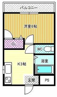 NEWSHILL【3階】の間取り