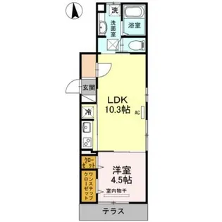 ブライト テラス【3階】の間取り