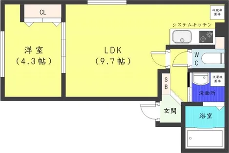 ASTI-STAGE -anela-【4階】の間取り