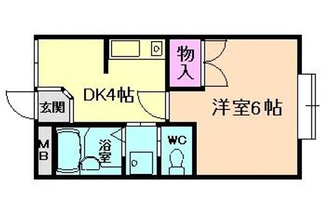 さつきビル【4階】の間取り