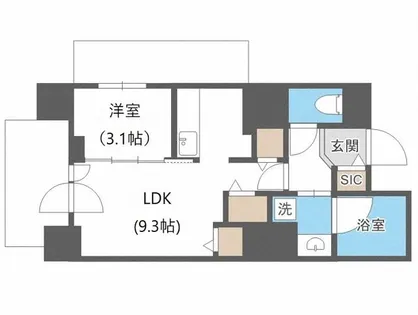 エンバシープレイス【6階】の間取り