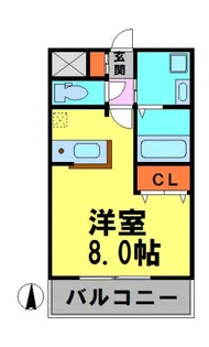 アベニュー・ハル(AVenue Haru)【302号室】の間取り