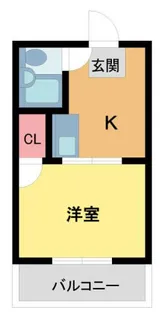 シティハイツ槻木【602号室】の間取り