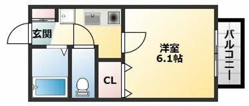 プルミエ【1階】の間取り