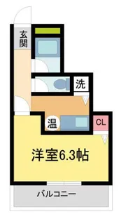 シェーンハイム【202号室】の間取り