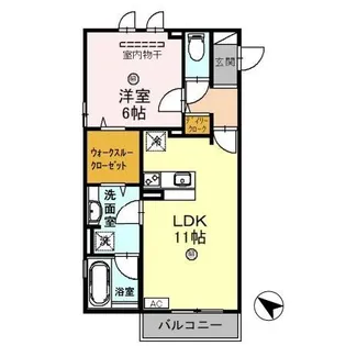 シンフォニア【1階】の間取り