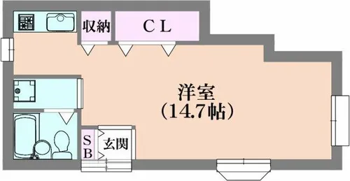 兵庫県神戸市北区鈴蘭台北町2丁目【テラスハウス】の間取り