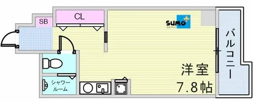 学が丘カレッジハイツ【707AS号室】の間取り