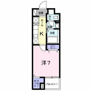 グレンツェン茨木【1階】の間取り
